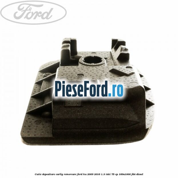 Cutie depozitare carlig remorcare Ford Ka 2009-2016 1.3 TDCi 75 cp 169A1000, FD4 diesel