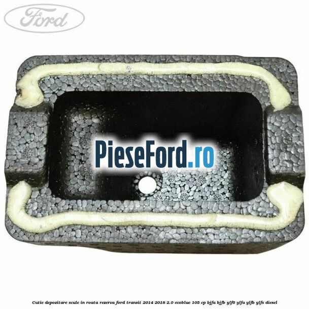 Cutie depozitare scule in roata rezerva Ford Transit 2014-2018 2.0 EcoBlue 105 cp BJFA, BJFB, YLF6, YLFA, YLFB, YLFS diesel