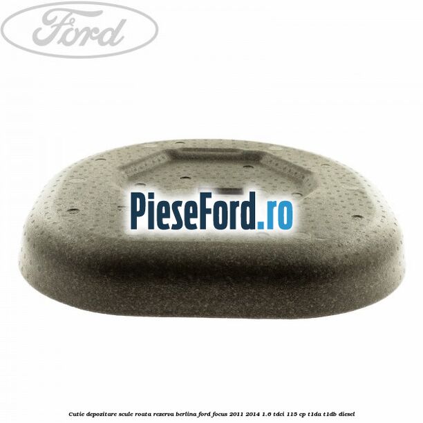 Cutie depozitare scule roata rezerva berlina Ford Focus 2011-2014 1.6 TDCi 115 cp T1DA, T1DB diesel