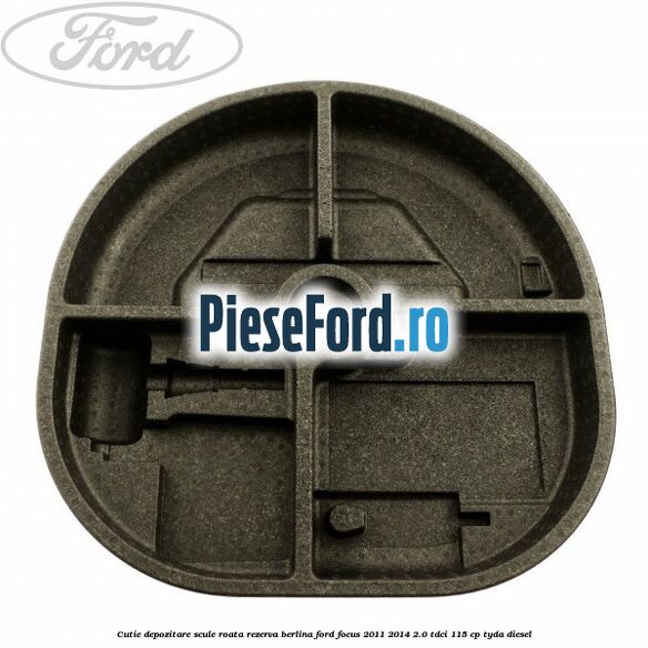 Cutie depozitare scule roata rezerva berlina Ford Focus 2011-2014 2.0 TDCi 115 cp Cutie depozitare scule roata rezerva berlina Ford Focus 2011-2014 2.0 TDCi 115 cp TYDA diesel
