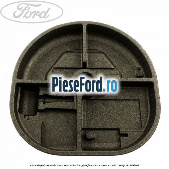 Cutie depozitare scule roata rezerva berlina Ford Focus 2011-2014 2.0 TDCi 136 cp UKDB diesel