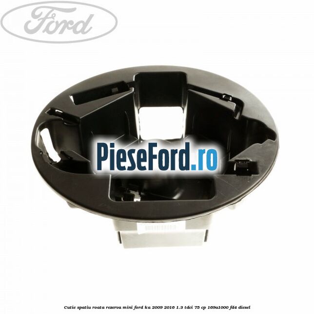 Cutie spatiu roata rezerva mini Ford Ka 2009-2016 1.3 TDCi 75 cp 169A1000, FD4 diesel