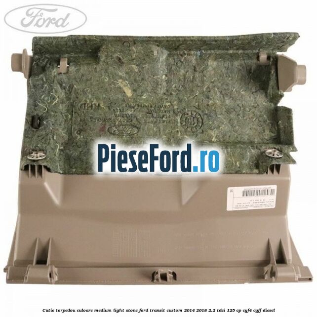 Cutie torpedou culoare medium light stone Ford Transit Custom 2014-2018 2.2 TDCi 125 cp CYF4, CYFF diesel