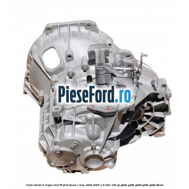 Cutie viteza 5 trepte MTX75 Ford Focus C-Max 2003-2007 1.6 TDCi 109 cp G8DA, G8DB, G8DD, G8DE, G8DF diesel