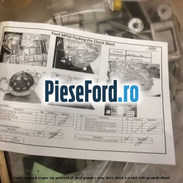 Cutie viteza 6 trepte tip Powershift Ford Grand C-Max 2011-2015 2.0 TDCi 136 cp UKDB diesel