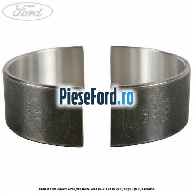 Cuzinet biela culoare verde Ford Fiesta 2013-2017 1.25 60 cp STJA, STJB, STJC, STJD benzina