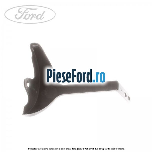 Deflector actionare aeroterma AC manual Ford Focus 2008-2011 1.4 80 cp ASDA, ASDB benzina