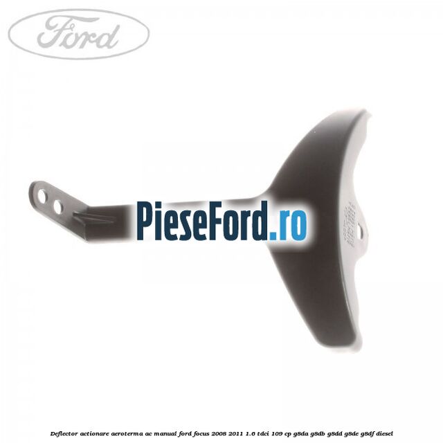 Deflector actionare aeroterma AC manual Ford Focus 2008-2011 1.6 TDCi 109 cp G8DA, G8DB, G8DD, G8DE, G8DF diesel