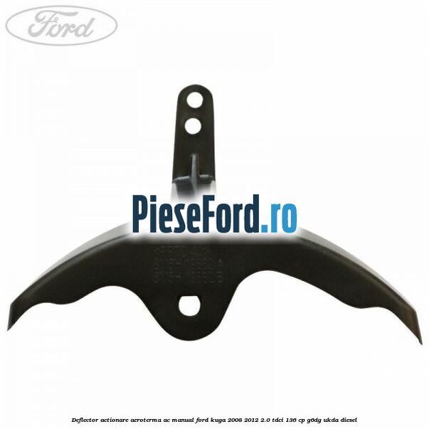 Deflector actionare aeroterma AC manual Ford Kuga 2008-2012 2.0 TDCi 136 cp G6DG, UKDA diesel