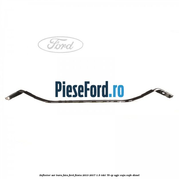 Deflector aer bara fata Ford Fiesta 2013-2017 1.5 TDCi 75 cp UGJC, XUJA, XUJB diesel