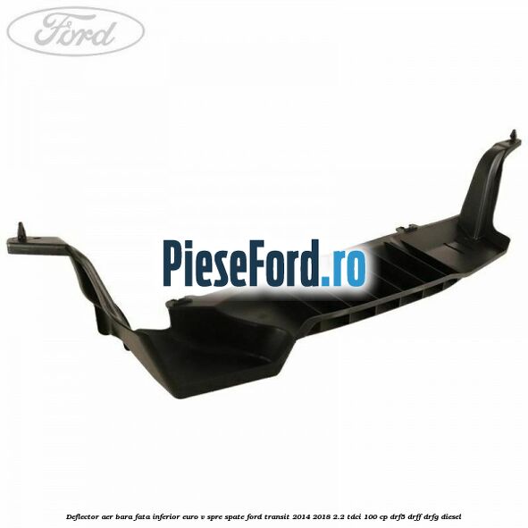Deflector aer bara fata inferior euro V spre spate Ford Transit 2014-2018 2.2 TDCi 100 cp DRF5, DRFF, DRFG diesel