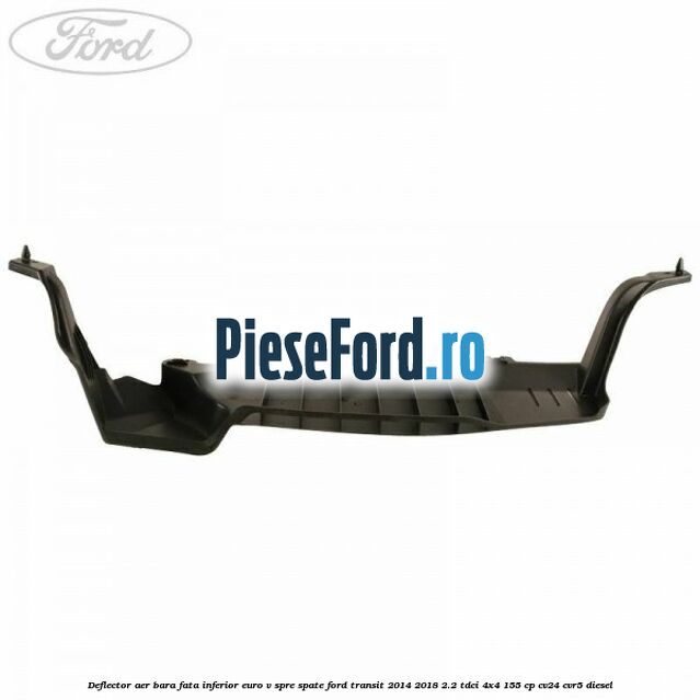 Deflector aer bara fata inferior euro V spre spate Ford Transit 2014-2018 2.2 TDCi 4x4 155 cp Deflector aer bara fata inferior euro V spre spate Ford Transit 2014-2018 2.2 TDCi 4x4 155 cp CV24, CVR5 diesel