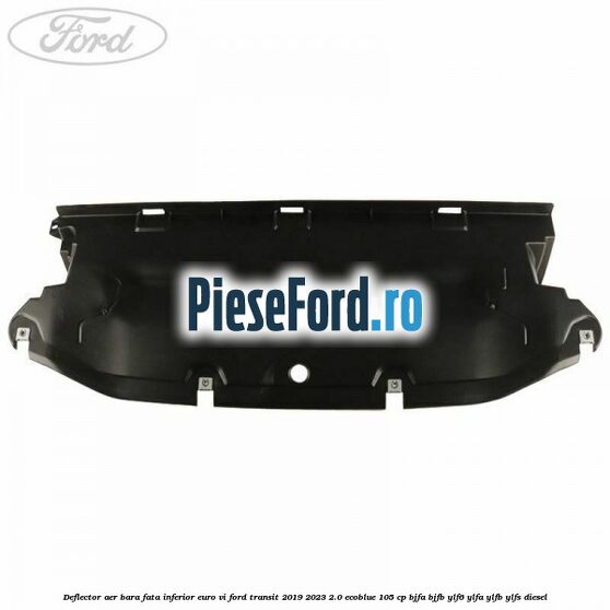 Deflector aer bara fata inferior euro VI Ford Transit 2019-2023 2.0 EcoBlue 105 cp BJFA, BJFB, YLF6, YLFA, YLFB, YLFS diesel