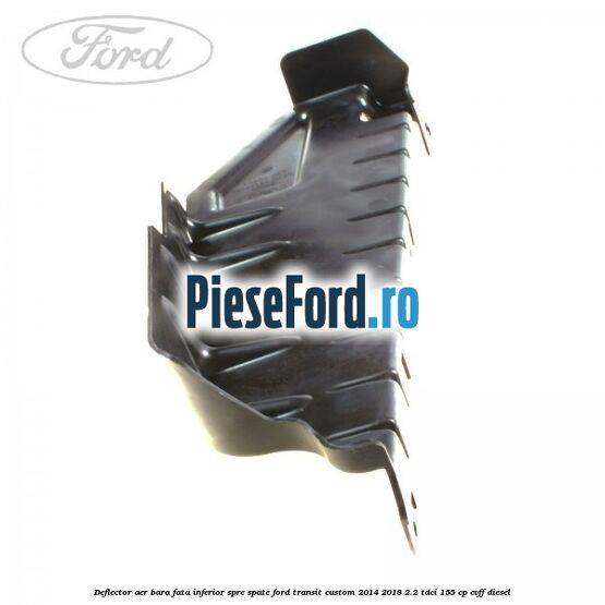 Deflector aer bara fata inferior spre spate Ford Transit Custom 2014-2018 2.2 TDCi 155 cp CVFF diesel