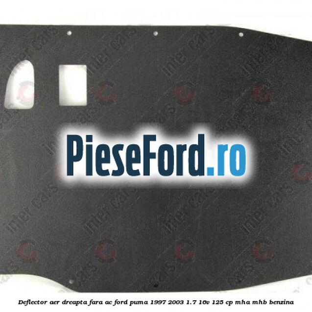 Deflector aer dreapta fara AC Ford Puma 1997-2003 1.7 16V 125 cp MHA, MHB benzina