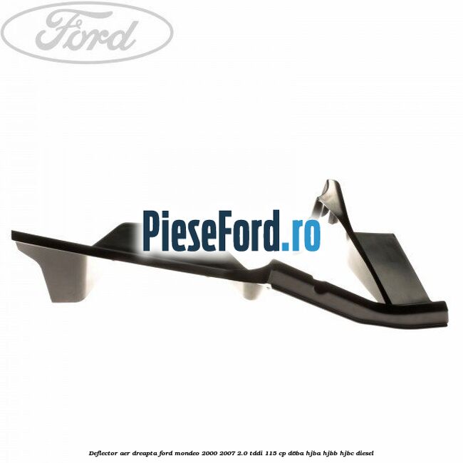Deflector aer dreapta Ford Mondeo 2000-2007 2.0 TDDI 115 cp D6BA, HJBA, HJBB, HJBC diesel