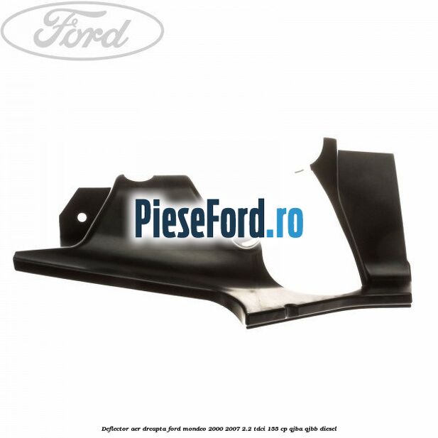 Deflector aer dreapta Ford Mondeo 2000-2007 2.2 TDCi 155 cp QJBA, QJBB diesel
