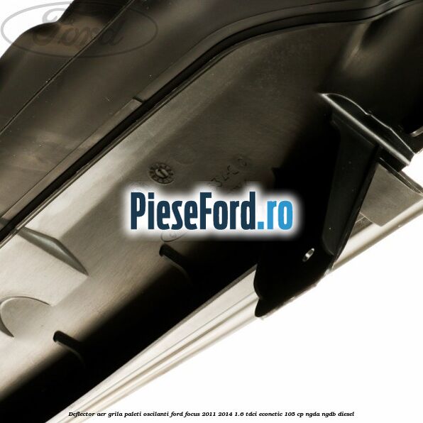Deflector aer grila paleti oscilanti Ford Focus 2011-2014 1.6 TDCi ECOnetic 105 cp NGDA, NGDB diesel