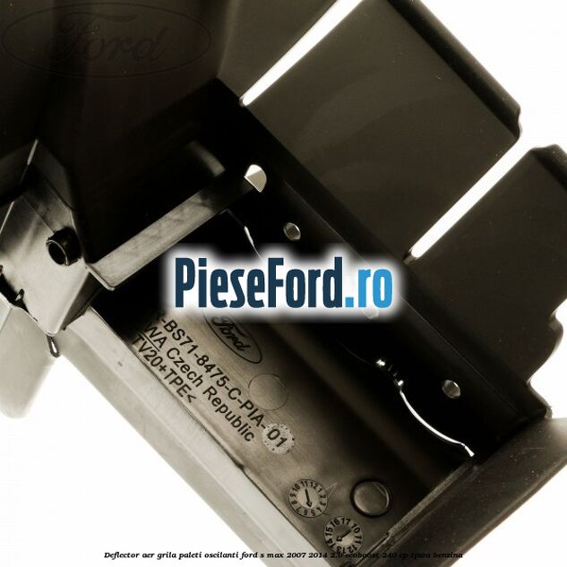Deflector aer grila paleti oscilanti Ford S-Max 2007-2014 2.0 EcoBoost 240 cp TPWA benzina
