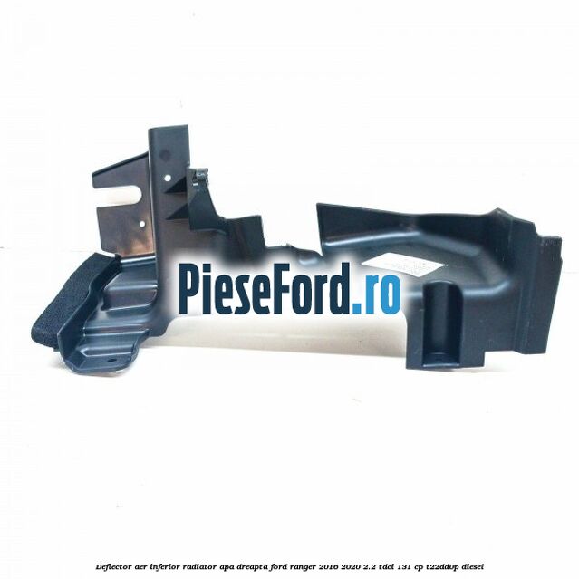 Deflector aer inferior radiator apa dreapta Ford Ranger 2016-2020 2.2 TDCi 131 cp T22DD0P diesel