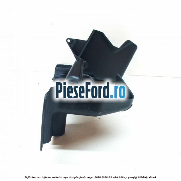 Deflector aer inferior radiator apa dreapta Ford Ranger 2016-2020 2.2 TDCi 160 cp Deflector aer inferior radiator apa dreapta Ford Ranger 2016-2020 2.2 TDCi 160 cp GBVAJQJ, T22DD0P diesel