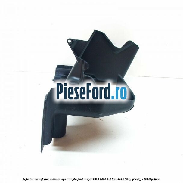 Deflector aer inferior radiator apa dreapta Ford Ranger 2016-2020 2.2 TDCi 4x4 160 cp GBVAJQJ, T22DD0P diesel