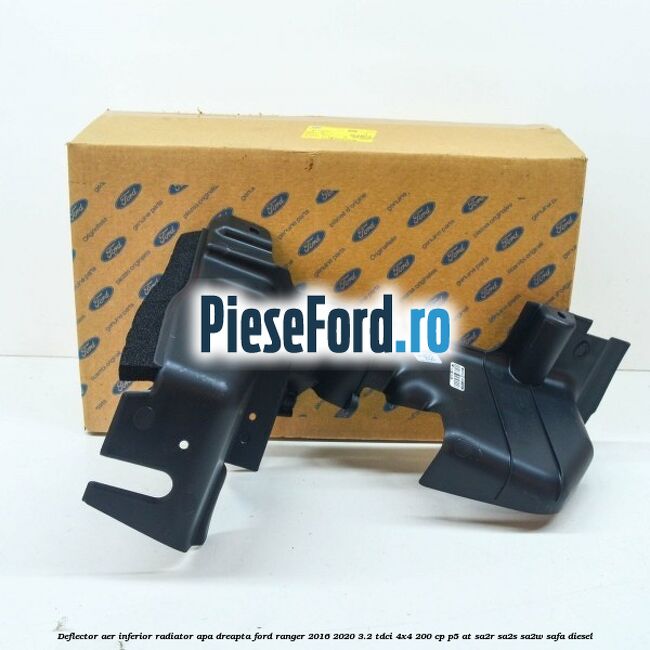 Deflector aer inferior radiator apa dreapta Ford Ranger 2016-2020 3.2 TDCi 4x4 200 cp P5-AT, SA2R, SA2S, SA2W, SAFA diesel
