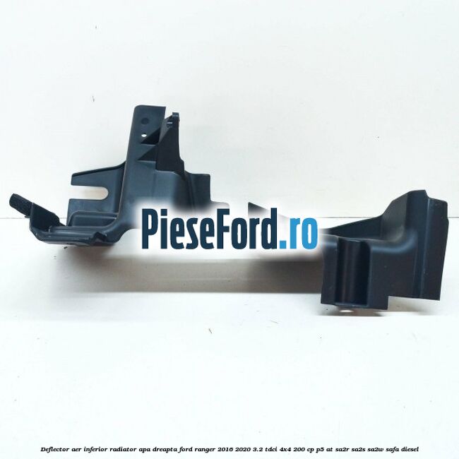 Deflector aer inferior radiator apa dreapta Ford Ranger 2016-2020 3.2 TDCi 4x4 200 cp P5-AT, SA2R, SA2S, SA2W, SAFA diesel