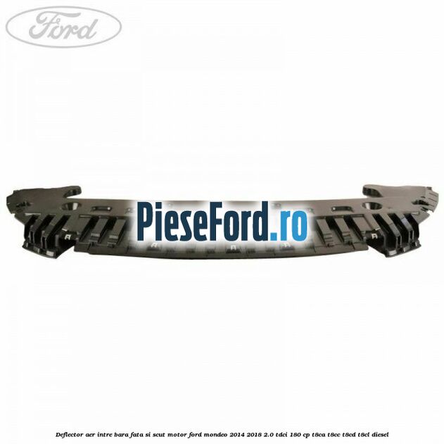 Deflector aer intre bara fata si scut motor Ford Mondeo 2014-2018 2.0 TDCi 180 cp T8CA, T8CC, T8CD, T8CL diesel