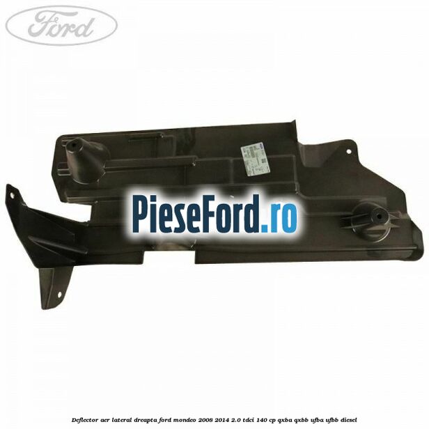 Deflector aer lateral dreapta Ford Mondeo 2008-2014 2.0 TDCi 140 cp QXBA, QXBB, UFBA, UFBB diesel