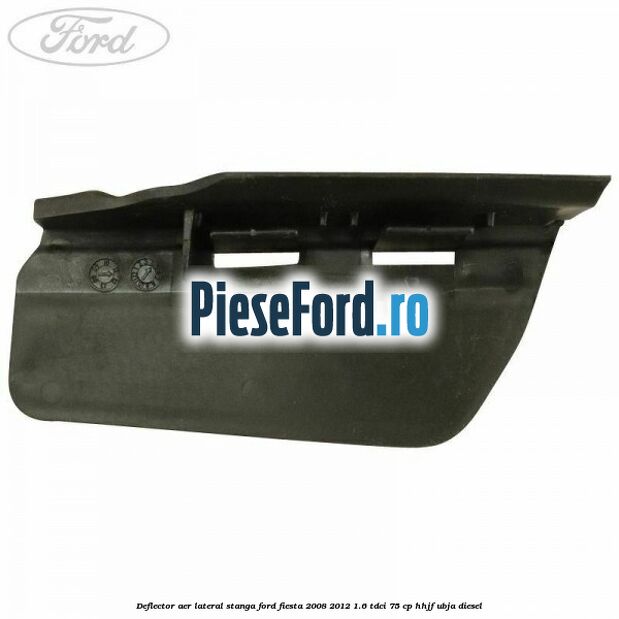Deflector aer lateral stanga Ford Fiesta 2008-2012 1.6 TDCi 75 cp HHJF, UBJA diesel