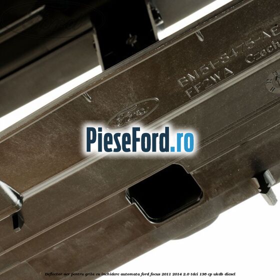 Deflector aer, pentru grila cu inchidere automata Ford Focus 2011-2014 2.0 TDCi 136 cp UKDB diesel