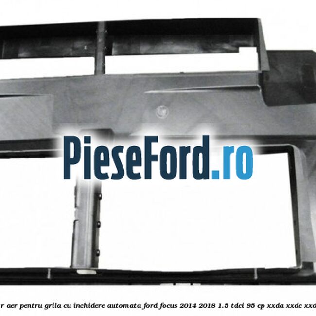 Deflector aer pentru grila cu inchidere automata Ford Focus 2014-2018 1.5 TDCi 95 cp XXDA, XXDC, XXDD diesel
