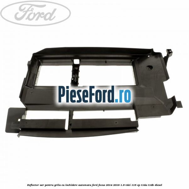 Deflector aer pentru grila cu inchidere automata Ford Focus 2014-2018 1.6 TDCi 115 cp T1DA, T1DB diesel