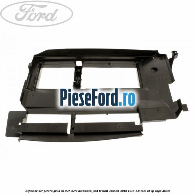 Deflector aer pentru grila cu inchidere automata Ford Transit Connect 2013-2018 1.6 TDCi 75 cp UBGA diesel