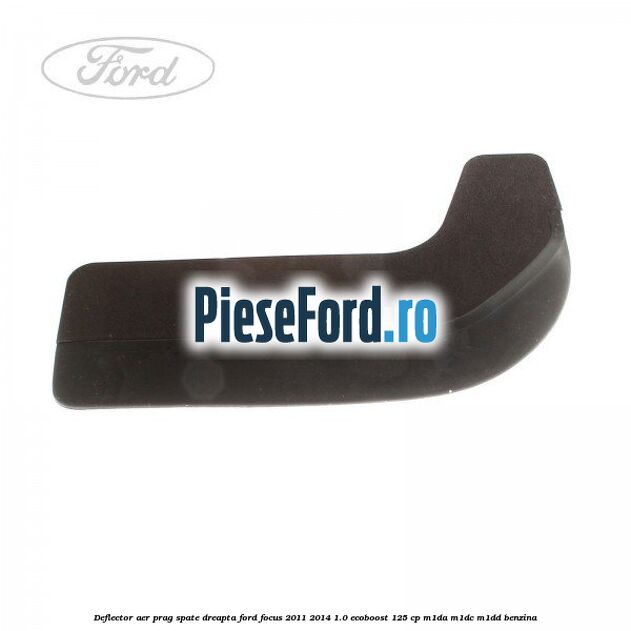 Deflector aer prag spate dreapta Ford Focus 2011-2014 1.0 EcoBoost 125 cp M1DA, M1DC, M1DD benzina