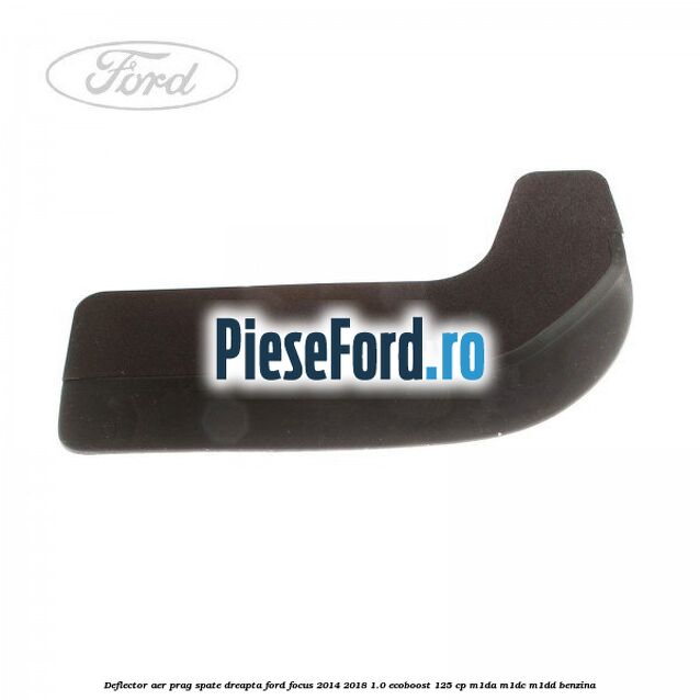 Deflector aer prag spate dreapta Ford Focus 2014-2018 1.0 EcoBoost 125 cp M1DA, M1DC, M1DD benzina