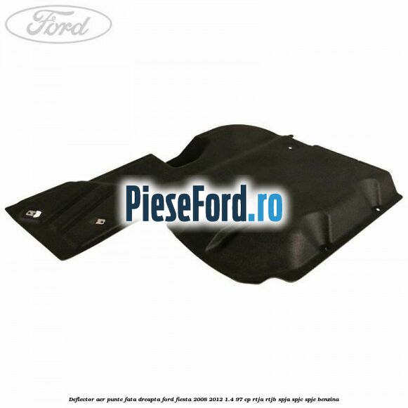 Deflector aer punte fata dreapta Ford Fiesta 2008-2012 1.4 97 cp RTJA, RTJB, SPJA, SPJC, SPJE benzina