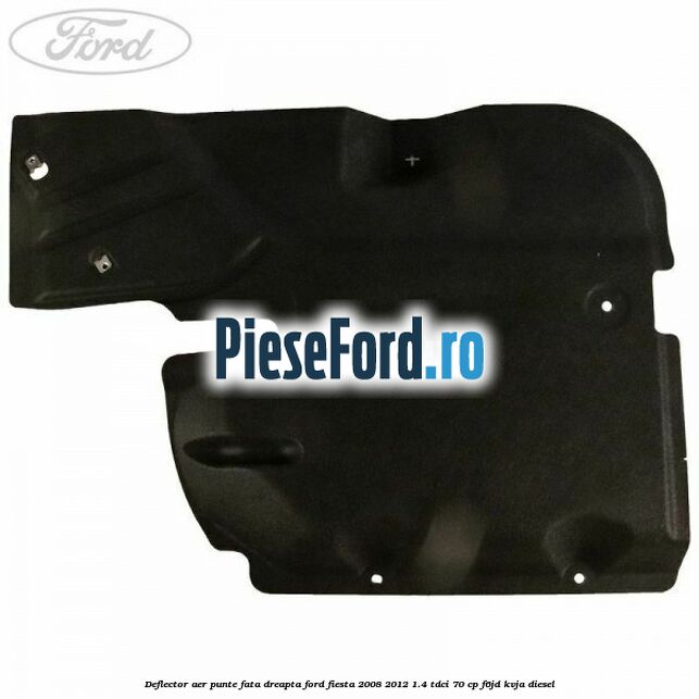 Deflector aer punte fata dreapta Ford Fiesta 2008-2012 1.4 TDCi 70 cp Deflector aer punte fata dreapta Ford Fiesta 2008-2012 1.4 TDCi 70 cp F6JD, KVJA diesel