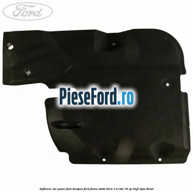 Deflector aer punte fata dreapta Ford Fiesta 2008-2012 1.6 TDCi 75 cp HHJF, UBJA diesel