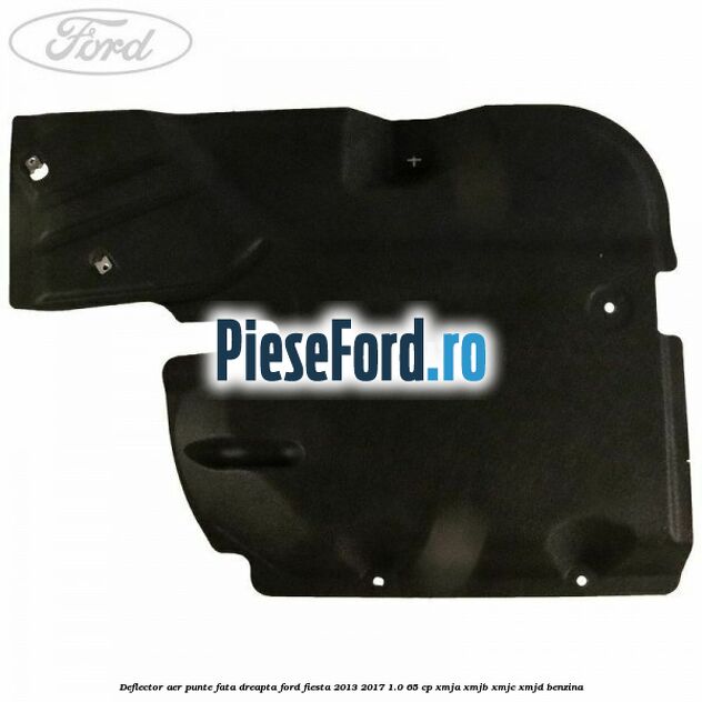 Deflector aer punte fata dreapta Ford Fiesta 2013-2017 1.0 65 cp XMJA, XMJB, XMJC, XMJD benzina