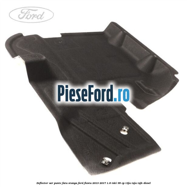 Deflector aer punte fata stanga Ford Fiesta 2013-2017 1.6 TDCi 95 cp Deflector aer punte fata stanga Ford Fiesta 2013-2017 1.6 TDCi 95 cp T3JA, TZJA, TZJB diesel