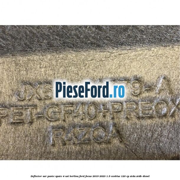 Deflector aer punte spate 4 usi berlina Ford Focus 2019-2023 1.5 EcoBlue 120 cp ZTDA, ZTDB diesel