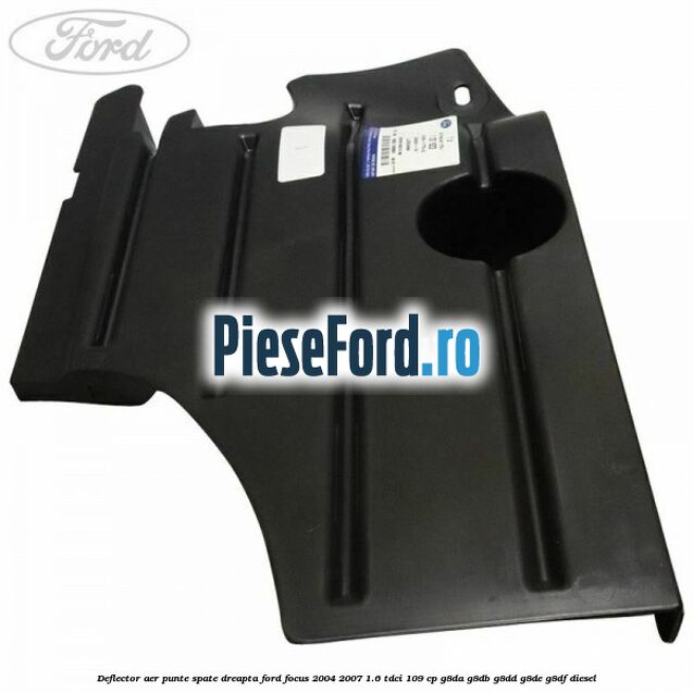 Deflector aer punte spate dreapta Ford Focus 2004-2007 1.6 TDCi 109 cp G8DA, G8DB, G8DD, G8DE, G8DF diesel