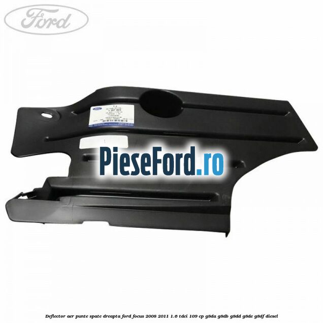 Deflector aer punte spate dreapta Ford Focus 2008-2011 1.6 TDCi 109 cp Deflector aer punte spate dreapta Ford Focus 2008-2011 1.6 TDCi 109 cp G8DA, G8DB, G8DD, G8DE, G8DF diesel