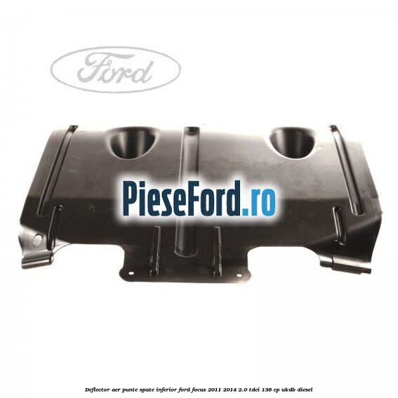Deflector aer punte spate inferior Ford Focus 2011-2014 2.0 TDCi 136 cp UKDB diesel