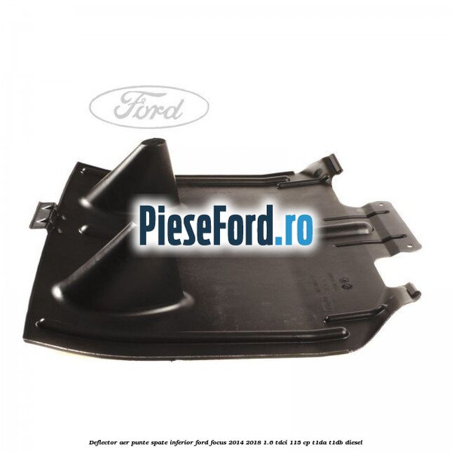 Deflector aer punte spate inferior Ford Focus 2014-2018 1.6 TDCi 115 cp Deflector aer punte spate inferior Ford Focus 2014-2018 1.6 TDCi 115 cp T1DA, T1DB diesel