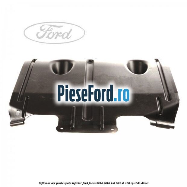 Deflector aer punte spate inferior Ford Focus 2014-2018 2.0 TDCi ST 185 cp T8DA diesel