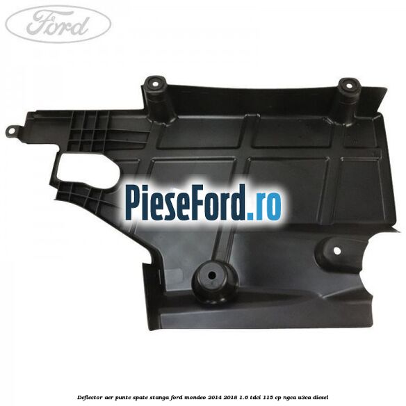 Deflector aer punte spate stanga Ford Mondeo 2014-2018 1.6 TDCi 115 cp NGCA, U3CA diesel