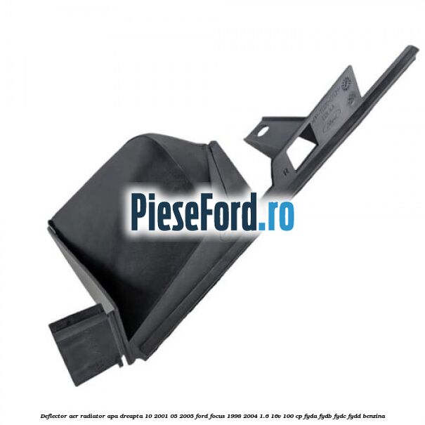 Deflector aer radiator apa dreapta 10/2001-05/2005 Ford Focus 1998-2004 1.6 16V 100 cp FYDA, FYDB, FYDC, FYDD benzina